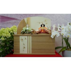 ふるさと納税 人形 愛知県 碧南市 収納飾りセット“山科” 人形作り40年 “平安天鳳”作 丹後ちりめん 人参草木染め 手作り ひな祭り 木製 今どき かわいい …