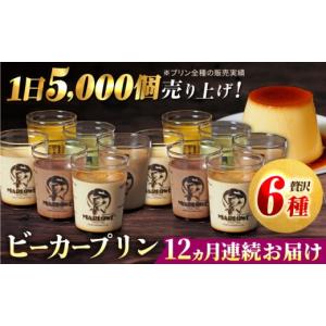 ふるさと納税 菓子 プリン 神奈川県 横須賀市 全12回定期便 葉山ビーカープリン パーティーアソート セット 6種×2個 詰め合わせ（カスタード・かぼちゃ・抹…