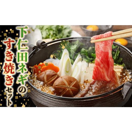 ふるさと納税 牛肉 すき焼き 群馬県 下仁田町 下仁田ネギのすき焼きセット TS すきやき スキヤキ...