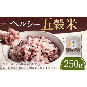 ふるさと納税 雑穀 熊本県 湯前町 ヘルシー五穀米 250g 五穀米 雑穀米 雑穀 五穀 米 お米 黒米 押し麦 麦 もち麦 玄米 赤米 ブレンド 常温 お取り寄せ 国産 九…