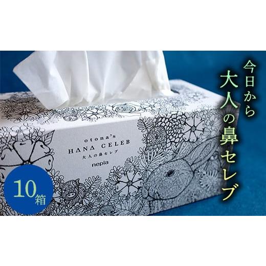ふるさと納税 雑貨・日用品 高知県 いの町 大人の鼻セレブ10箱セット