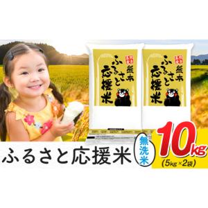 ふるさと納税 米 熊本県 山江村 米 無洗米 家庭用 熊本 ふるさと応援米 10kg 熊本県産 山江村 ブレンド米 国産 洗わず おうちご飯 返礼品 発送 配送 SDGs 《7-…