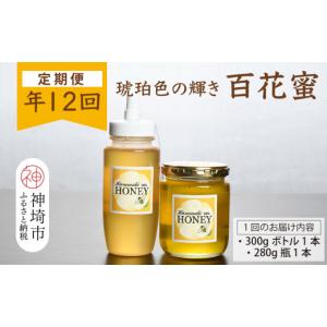ふるさと納税 加工品等 はちみつ 佐賀県 神埼市 定期便12回 神埼産 天然はちみつ(計6.96kg) 国産 神埼産 おすすめ 無添加 贈り物 定期便 (H049132)