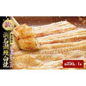 ふるさと納税 うなぎ 静岡県 浜松市  訳アリ・数量限定 浜名湖鰻白焼1本（約250ｇ） ビッグサイズ うなぎ ウナギ 鰻 白焼 白焼き 魚貝類 訳あり 土用の丑の日 …