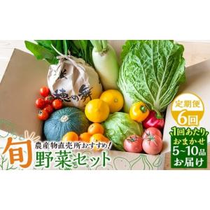 ふるさと納税 セット・詰合せ 長崎県 長崎市 全6回定期便 農産物直売所おすすめ 旬野菜 セット 5〜10品目 ／ やさい 旬 野菜 詰合せ 詰め合わせ 新鮮 産地直…