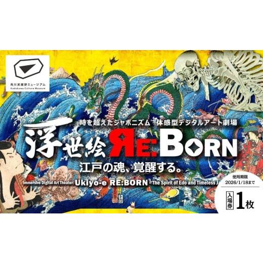 ふるさと納税 体験チケット 埼玉県 所沢市 角川武蔵野ミュージアム 企画展チケット 1枚「体感型デジ...