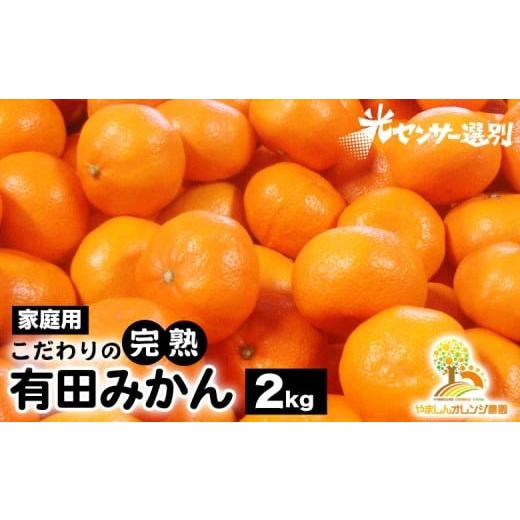 ふるさと納税 果物類 みかん 和歌山県 美浜町 ＼光センサー選別／こだわりの完熟有田みかん 2kg ...