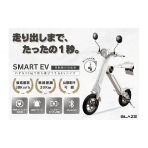 ふるさと納税 スポーツ・アウトドア 愛知県 名古屋市 わずか5秒 折りたたみ可能な小型電動バイク SMART EV（スマートEV） ホワイト 色：ホワイト