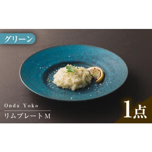 ふるさと納税 食器・グラス 皿 岐阜県 瑞浪市  美濃焼 恩田陽子 リムプレート M 23.5cm ...