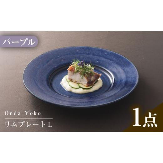 ふるさと納税 食器・グラス 皿 岐阜県 瑞浪市  美濃焼 恩田陽子 リムプレート L 27.5cm ...