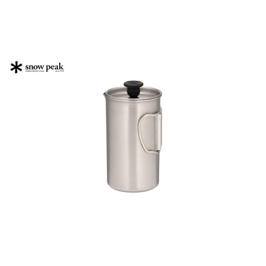 ふるさと納税 アウトドアグッズ 新潟県 三条市 スノーピーク チタンカフェプレス 3カップ CS-1...