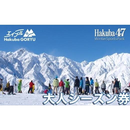 ふるさと納税 スキーチケット 長野県 白馬村 長野県エイブル白馬五竜&amp;Hakuba47スキー場共通シ...