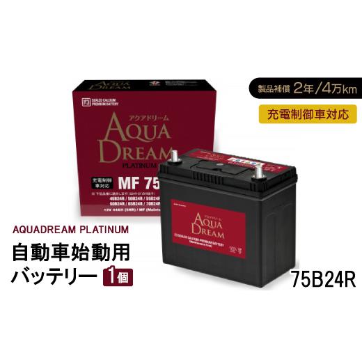 ふるさと納税 カー用品 奈良県 天理市 AQUADREAM PLATINUM 自動車始動用バッテリー...