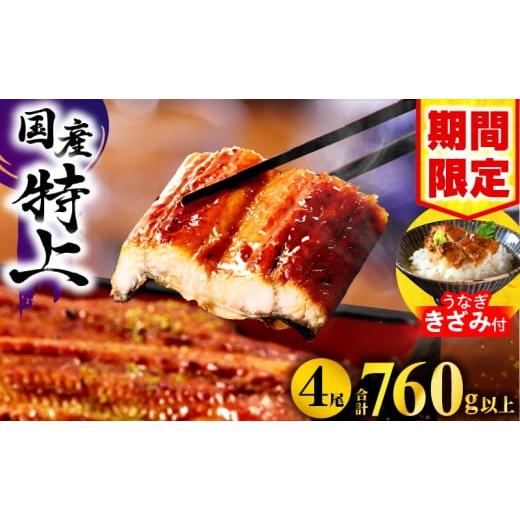 ふるさと納税 うなぎ 宮崎県 宮崎市  2026年1月発送予定 数量・期間限定 九州産うなぎ蒲焼4尾...