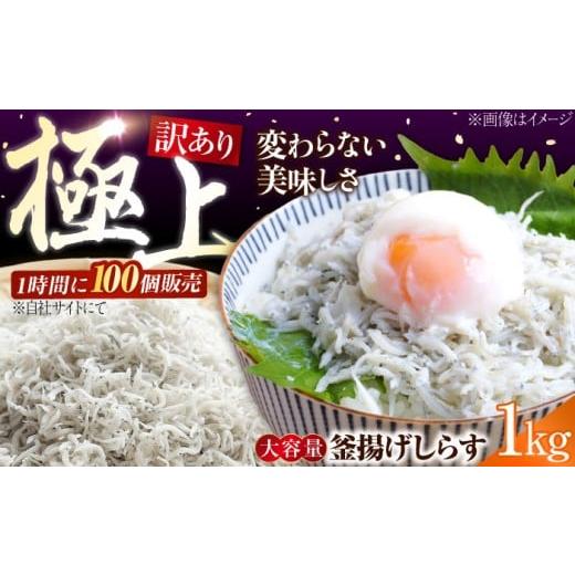 ふるさと納税 魚貝類 しらす 広島県 江田島市  訳あり しらす 冷凍 シラス 釜揚げ鮮度抜群＆水分...