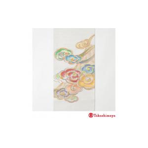 ふるさと納税 織物・繊維品 京都府 京都市 龍村美術織物 龍村錦帯 袋帯 瑞雲麗峰錦 白×銀杢 高島屋選定品