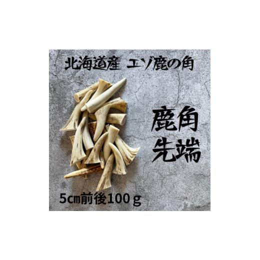 ふるさと納税 雑貨・日用品 北海道 帯広市 鹿の角 枝先5cm前後100gセット 北海道産 アクセサ...