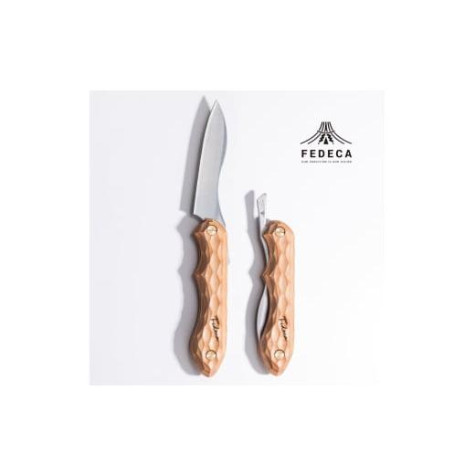 ふるさと納税 包丁 兵庫県 三木市  FEDECA 折畳式料理ナイフ 名栗ホワイト 001113