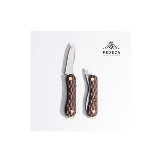 ふるさと納税 アウトドアグッズ 兵庫県 三木市  FEDECA 折畳式料理ナイフSolo 名栗ブラウ...