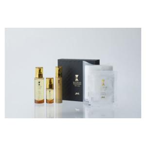 ふるさと納税 美容 乳液 奈良県 御所市 エクリードプレミアムシリーズフルセット ／ ジェイオール 温泉水 スキンケア エイジング 化粧水 ローション 乳液 美容…