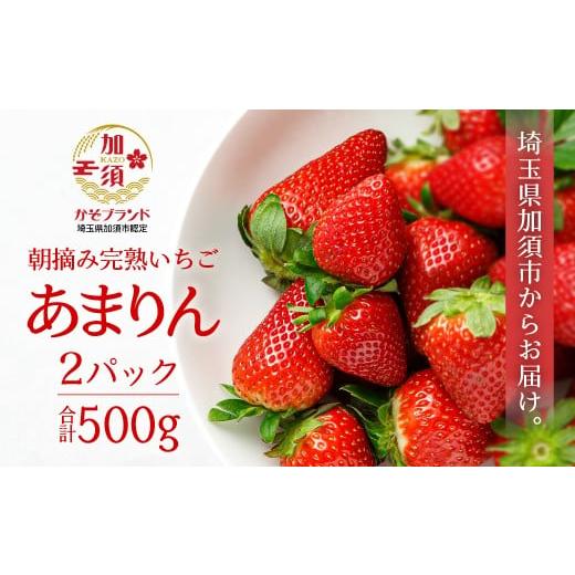 ふるさと納税 いちご 埼玉県 加須市  先行受付 「埼玉農業大賞特別賞」を受賞 完熟朝摘み あまりん...