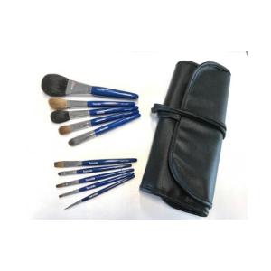 ふるさと納税 美容 広島県 熊野町 熊野化粧筆 ラグジュアリセット （軸色：青） 丹精堂 メイクブラシ 化粧筆 フェイスブラシ ファンデーションブラシ チークブ…