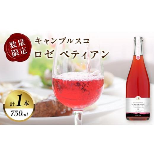 ふるさと納税 ワイン スパークリングワイン 宮崎県 都農町  数量限定 キャンブルスコ・ロゼ ペティ...