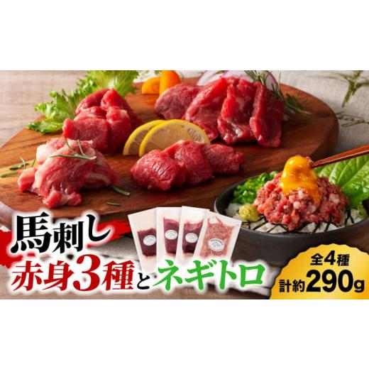 ふるさと納税 馬肉 熊本県 山鹿市  熊本特産 赤身馬刺し3種とネギトロの詰め合わせ 3891 有限...