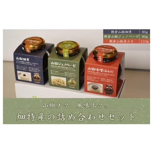 ふるさと納税 味噌 赤味噌 兵庫県 養父市 山椒　朝倉山椒　佃煮　味噌　ジェノべーゼ　山椒少々、風味...