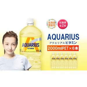 ふるさと納税 飲料類 北海道 恵庭市 定期便 全2回 アクエリアス ビタミン 2LPET×6本 | ビタミン マルチビタミン ビタミン飲料 健康飲料 スポーツドリンク 熱…