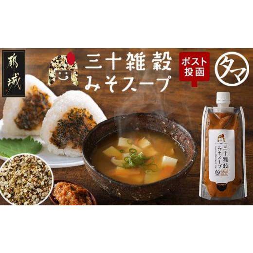 ふるさと納税 味噌 宮崎県 都城市  お試し 三十雑穀みそスープ1本 ポスト投函_L2-9001_(...