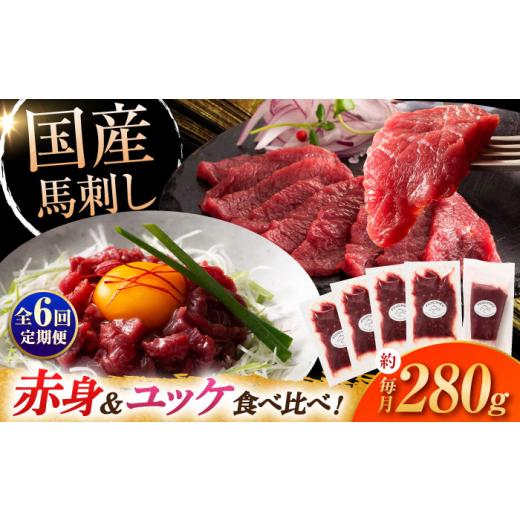 ふるさと納税 馬肉 熊本県 菊陽町  全6回定期便 国産 馬刺し 満喫セット ／ 馬刺し 熊本馬刺し...