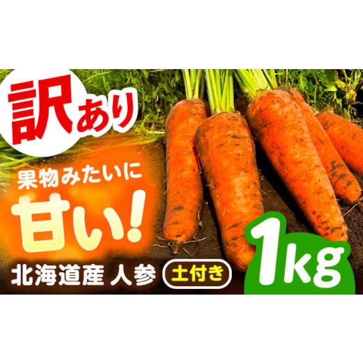 ふるさと納税 野菜類 人参 北海道 足寄町 北海道 訳ありにんじん 1kg（土付き）《足寄町》 餌取...