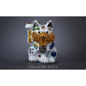 ふるさと納税 人形 福岡県 那珂川市 NEO MANEKINEKO-1711 古賀崇洋 那珂川市 GBV017 アート 美術 芸術 招き猫 あーと ねこ 猫 こだわり 工芸品 いんてりあ イ…