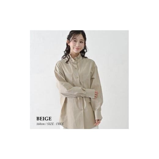 ふるさと納税 服 女 兵庫県 西脇市  THE INDUSTRY WORKS ベーシックスタンドカラ...