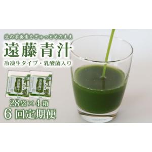 ふるさと納税 健康食品 高知県 南国市 6回定期便 遠藤青汁 生 冷凍 4箱 11.2kg(100g×112袋) | 健康 美容 乳酸菌 国産 ケール ビタミン ミネラル 食物繊維 冷…