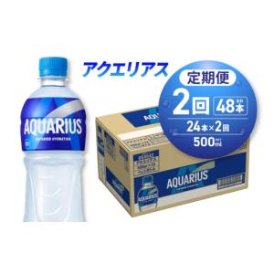 ふるさと納税 飲料類 北海道 札幌市 ２ヶ月定期便 アクエリアス500mlPET×24本　