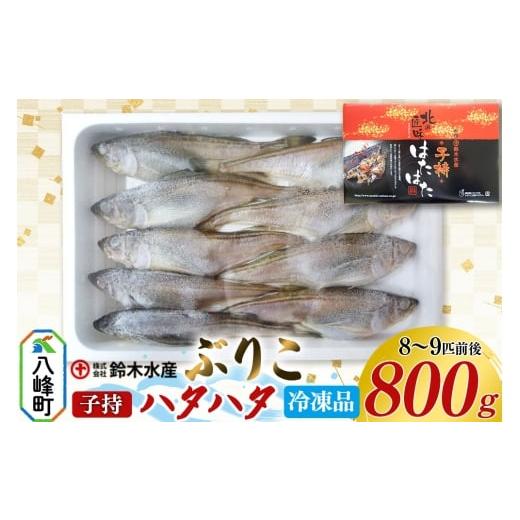 ふるさと納税 魚貝類 秋田県 八峰町 子持ち ハタハタ ブリコ ぶりこ メス 800g（8〜9匹前後...