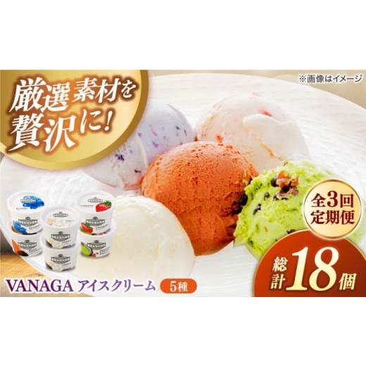 ふるさと納税 菓子 アイス 島根県 雲南市  全3回定期便 ご褒美アイスにぴったり VANAGA 5...