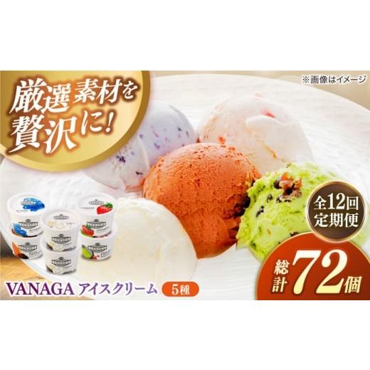 ふるさと納税 菓子 アイス 島根県 雲南市  全12回定期便 ご褒美アイスにぴったり VANAGA ...