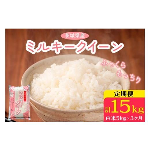 ふるさと納税 米 ミルキークイーン 茨城県 稲敷市 新米 定期便／3ヶ月 令和7年産 ミルキークイー...