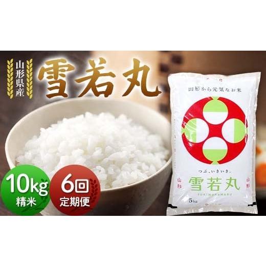 ふるさと納税 米 山形県 戸沢村  定期6回 令和7年度 山形県産 雪若丸 10kg(5kg×2)×...