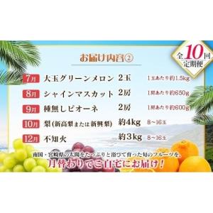 ふるさと納税 果物の詰合せ 宮崎県 - 10回...の詳細画像3