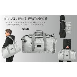 ふるさと納税 ゴルフグッズ 静岡県 牧之原市 005-176 グレー 撥水／大容量 3WAYスクエアボストンリュック 2色 ブラック グレー ショルダー バッグ リュック リ…