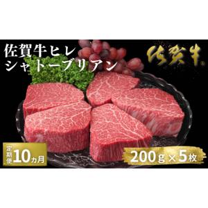 ふるさと納税 牛肉 ヒレ 佐賀県 佐賀市 定期...の詳細画像1