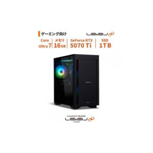 ふるさと納税 パソコン・周辺機器 島根県 出雲市 パソコン工房 4年間物損保証 ミニタワーゲーミングPC Core Ultra 7／5070 Ti／No.374
