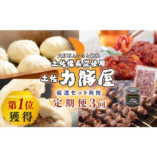 ふるさと納税 豚肉 セット 高知県 大月町  定期便 3回 豚肉 ハラミ 豚まん キムチ 国産 焼肉...