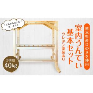 ふるさと納税 スポーツ・アウトドア 熊本県 益城町 室内 うんてい 基本セット (塗装あり)