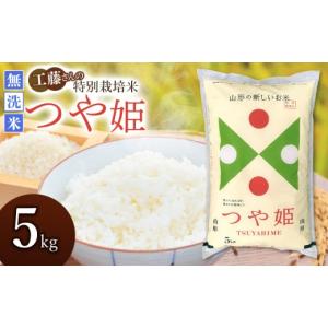 ふるさと納税 米 つや姫 山形県 鶴岡市 令和7年産 工藤さんの特別栽培米 つや姫 無洗米 5kg（5kg×1袋） 山形県鶴岡市産 株式会社サンエイファーム　| 米 つ…