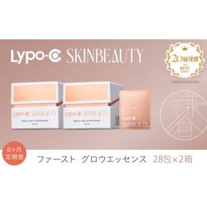 ふるさと納税 美容 神奈川県 鎌倉市 6ヶ月定期便 Lypo-C SKINBEAUTY PURE VC ファースト グロウエッセンス（28包） 2箱